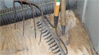 Long handle tools, rake, hoe & fork