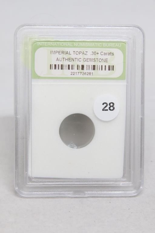 Imperial Topaz Authentic Gemstone .30+ Carats