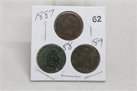 1887/88/89 Cents