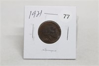 1921P Buffalo Nickel