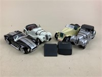 Collection of (4) Die Cast Cars Roughly 1/25 Scale
