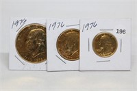 Gold Plated Bicentennial Coin Set