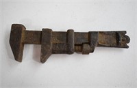Antique Hammered Steel Adjustable Monkey Wrench