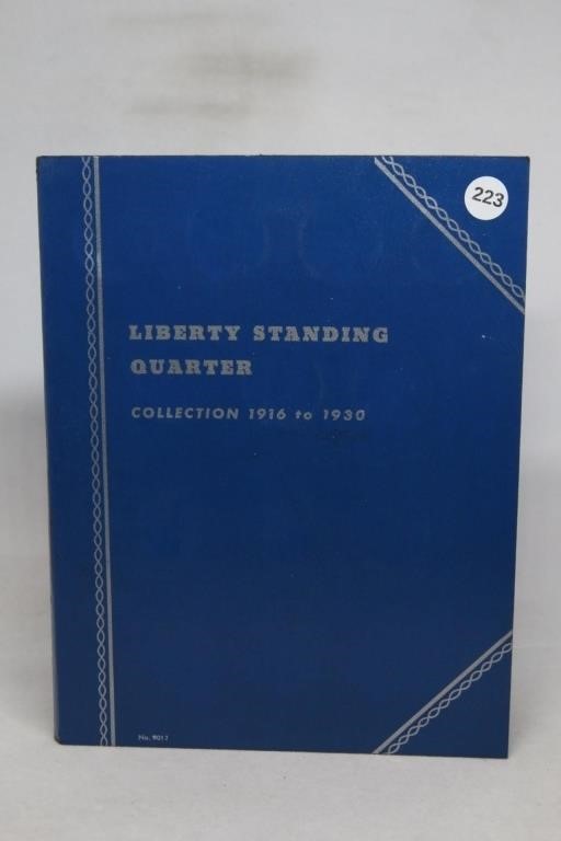 Whitman Standing Liberty Quarter Album with 14