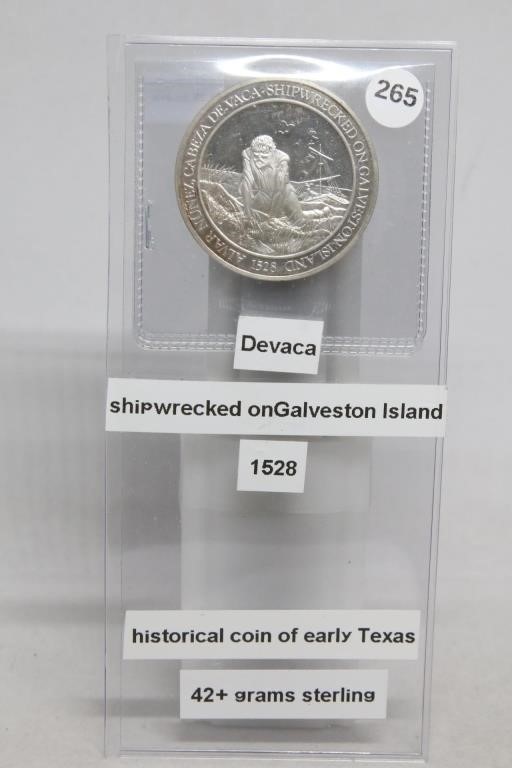 Texas Historical Coin 1.25 Ounces Silver