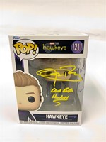 Autograph Hawkeye Funko Pop