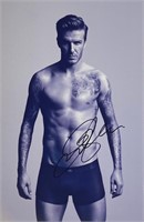 Autograph David Beckham Photo