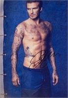 Autograph David Beckham Photo