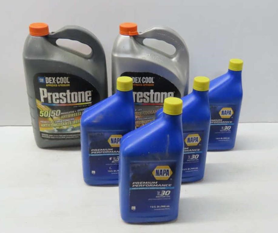 Motor Oil & Antifreeze