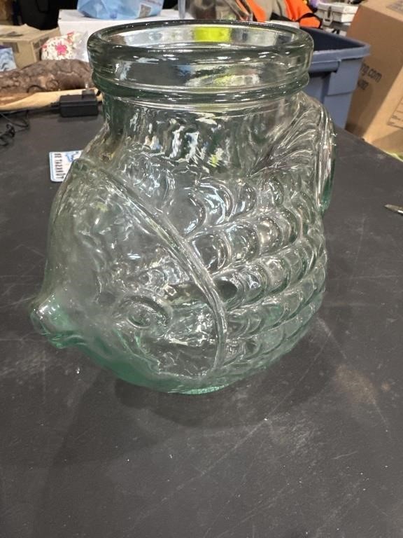 Glass Fish Jar no lid