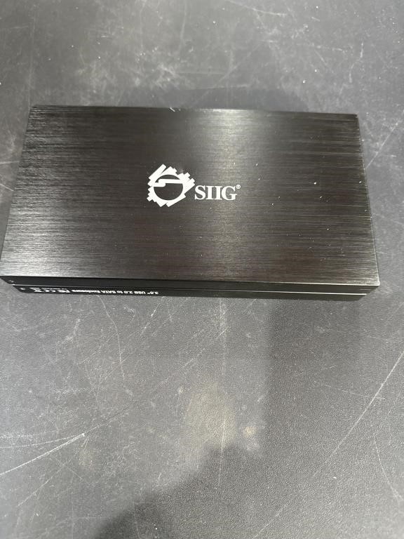 Sig 3.5” USB 2.0 to SATA enclosure Untested