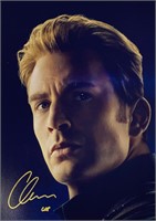 Autograph Captain America Photo