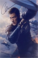 Autograph Signed Captain America Photo