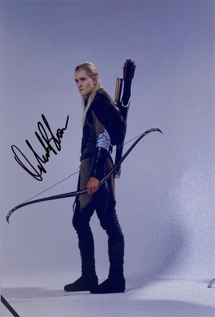 Autograph Signed 
Lord of the Rings Photo