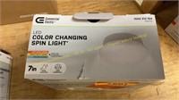 Commercial Electric LED Spin Light (DAMAGED)