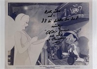 Autograph Signed 
Pinocchio Photo