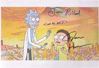 Autograph Ricky and Morty Photo