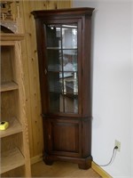 corner wood shelf