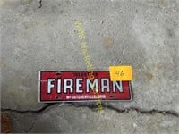McCutchenville Fireman Sign