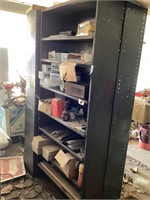Metal Cabinet w/ Door Handles Hardware & Tools