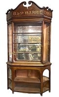 Victorian display cabinet Glasgow G&P Barrie