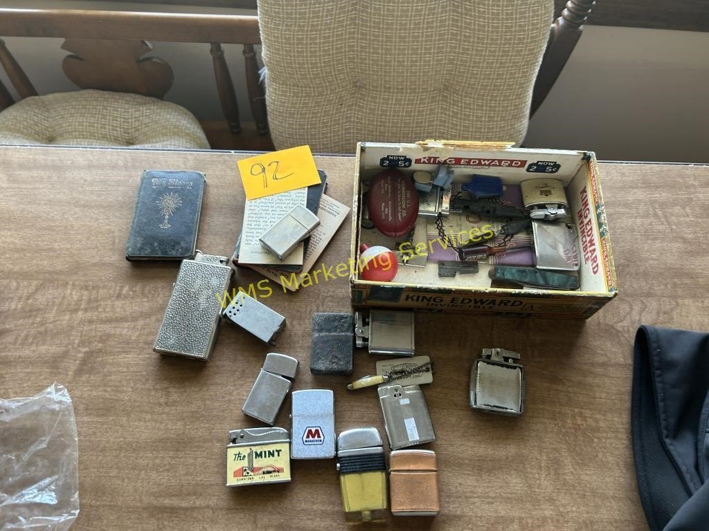 14 Vintage Lighters & Collectibles