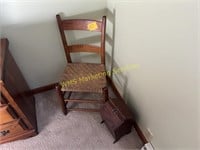 Chair w/Sewing Basket