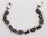 A Mid Century Modernist Sterling Bracelet