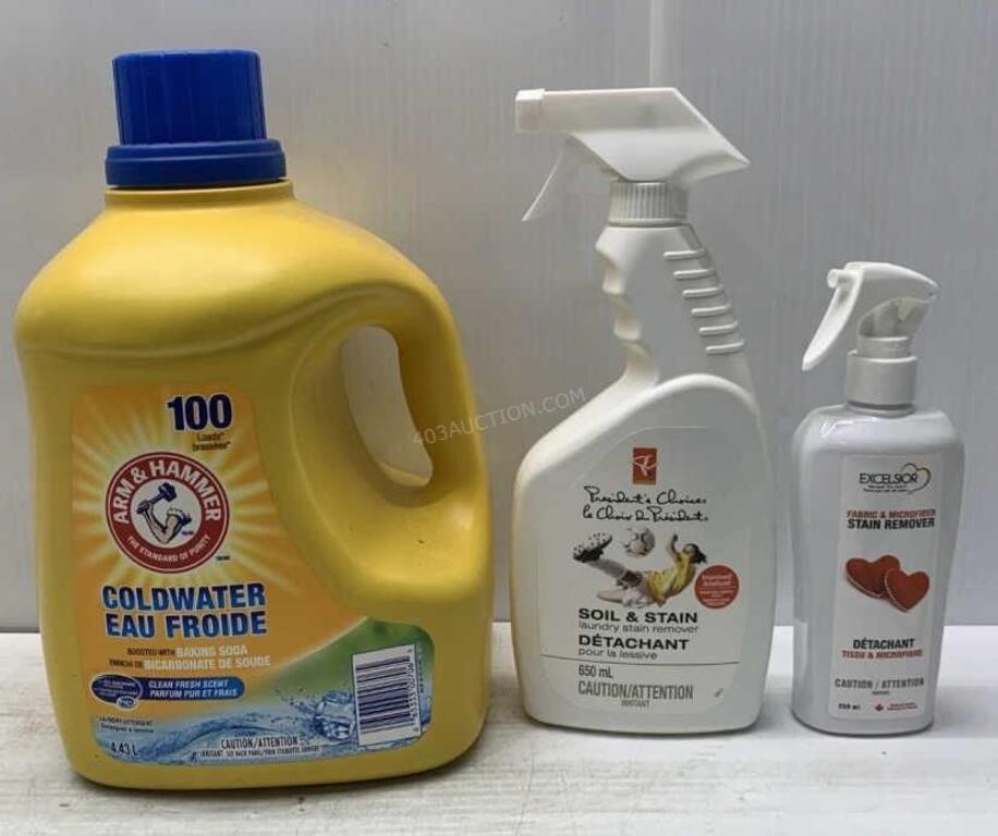 3 Bottles of Laundry Detergent/Stain Remover - NEW