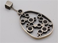 A Modernist Silver Pendant, attributed to