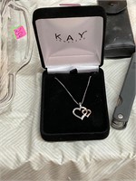 Kay Jewelers Sterling and 10k Gold Necklace