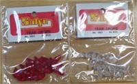 G) New Packs of Sulyn Tear Drop Beads, 1 Clear, 1