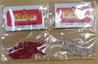 G) New Packs of Sulyn Tear Drop Beads, 1 Clear, 1
