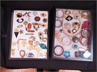 Group of jewelry including Monet, Trifari,