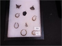 Group of sterling including two pendants, one of