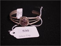 Sterling cuff bracelet marked Betta Lee,