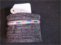 Sterling cuff bracelet, handmade, Navajo with