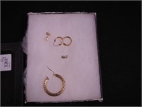 Group of 14K yellow gold including one pair of