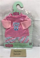 E4) BRAND NEW TENDER HEARTS BABY DOLL OUTFIT