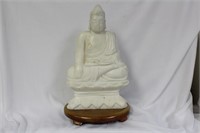 A Chinese Solid Marble Statue