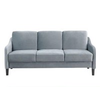 ZNTS 73 Inch 3 Seater Sofa Velvet Grey