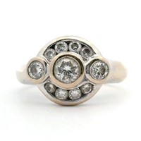 18ct W/G Diamond 0.60ct ring