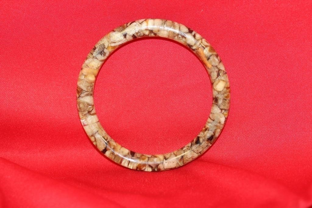 A Lucite or Plastic Bangle Bracelet