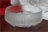 An Unusual Form Crystal Bowl