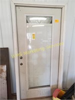 Exterior Door w/Window - 36" Wide