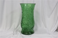A Cleveland, Ohio Green Glass Vase