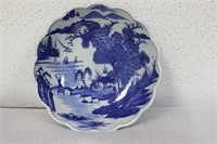 A Japanese Imari/Arita Blue and White Bowl