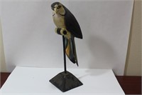 A Wooden Bird on Stand