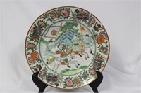 A 19th Century Chinese Famille Verte Export Plate