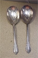 Pair of Rogers Brothers Silver Plate Spoons
